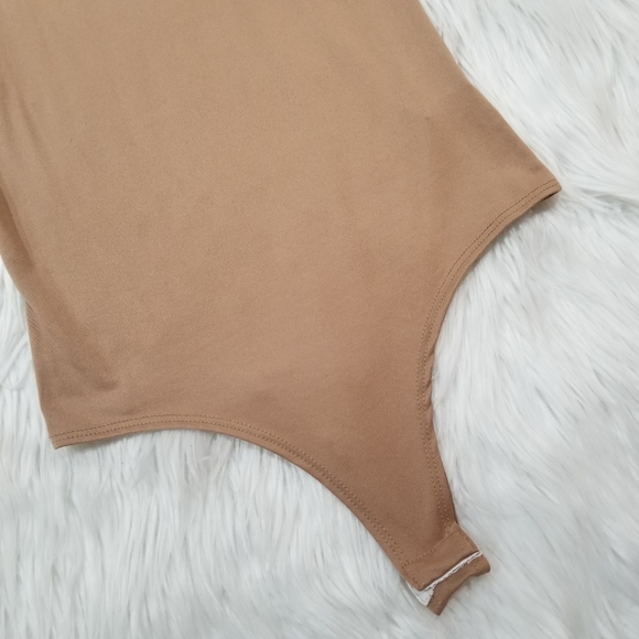 gaze Bodysuit High Neck Color Tan SIZE S. - Picture 8 of 17